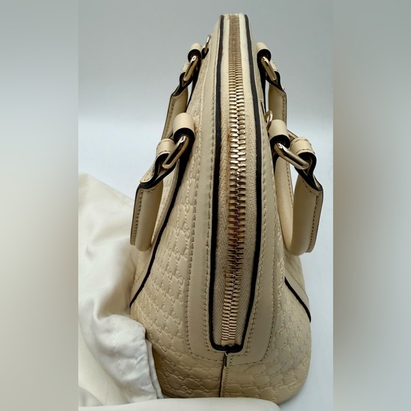 A Condition: Gucci Microguccissima Mini Dome Leather 2 way bag - Beige Ivory - Picture 10 of 10